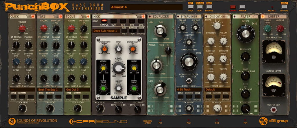 D16 Group – PunchBox Torrent v1.0.8 VSTi, VST3i, AAX, AUi x64 [Win, Mac]