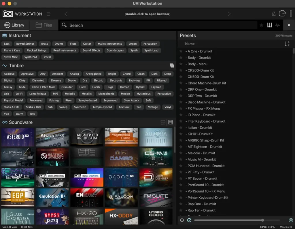 UVI – Workstation Torrent v4.0.3 STANDALONE, VSTi, VSTi3, AAX x64 [Win]